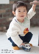 お誕生日の記念に１才の男児